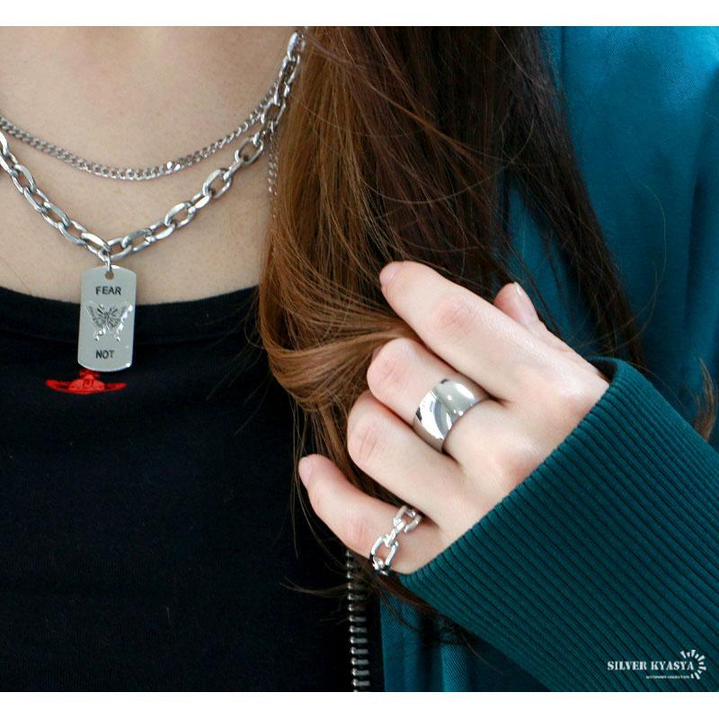 0のつく日リングの日！10％OFFクーポン／甲丸リング ステンレス ユニ
