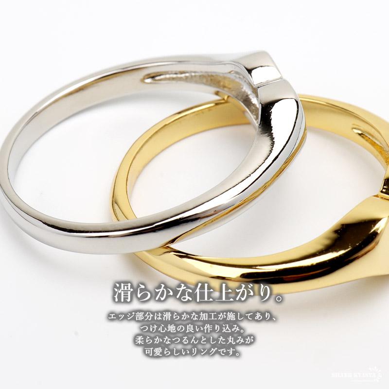 ハートリング 印台 指輪 細身 2カラー レディース ゴールド 18K ハートリング 印台 指輪 細身 2カラー レディース ゴールド 18K