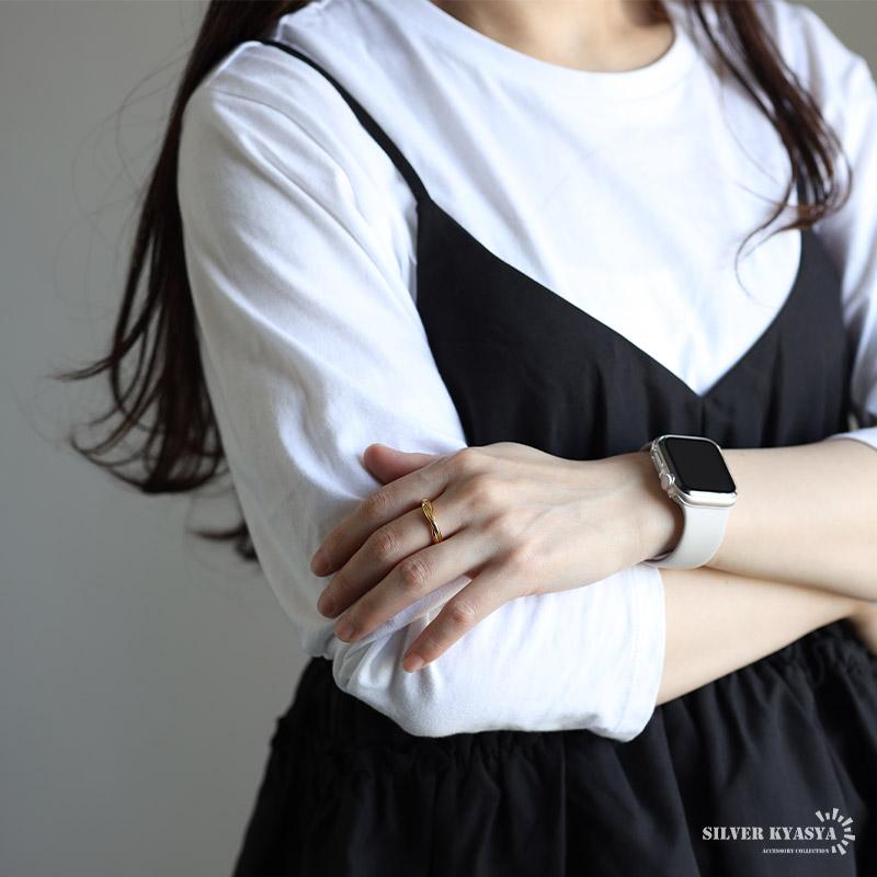 2個で10％OFF 3個で20％OFFクーポン／ツイストリング ラインリング 2連