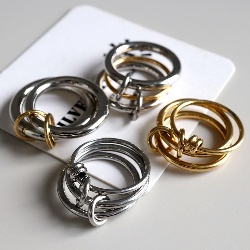 2連リング 3連リング 重ね付け つけっぱなし 金属アレルギー対応