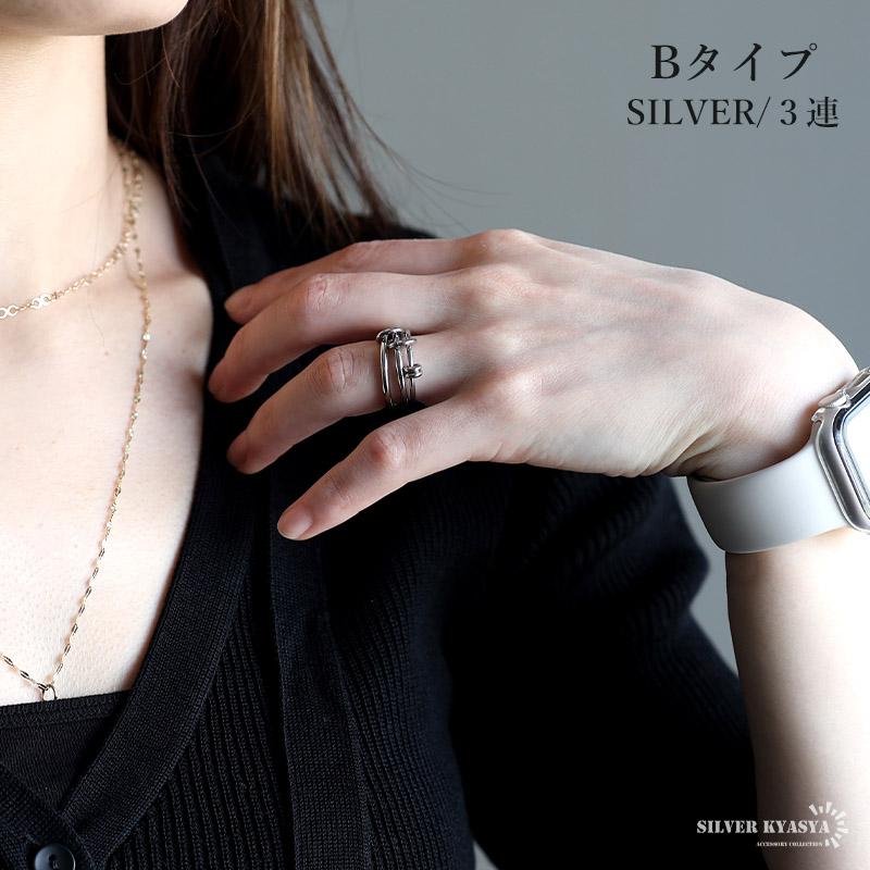 複数買いで最大30％OFFクーポン／2連リング 3連リング 重ね付け つけっ