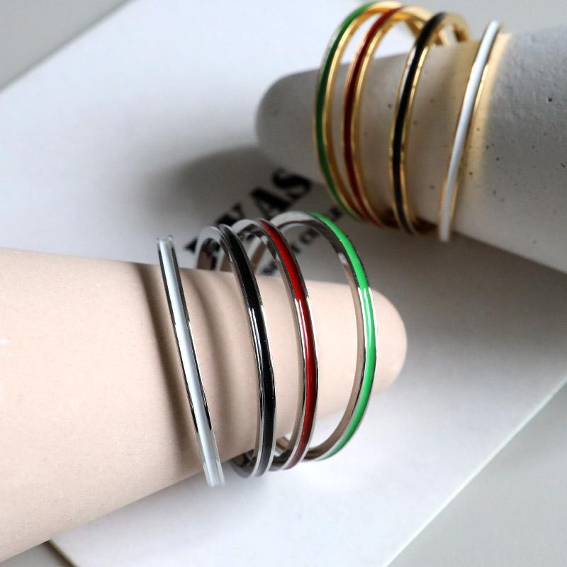 極細リング センターライン ステンレスリング ゴールド シルバー 指輪