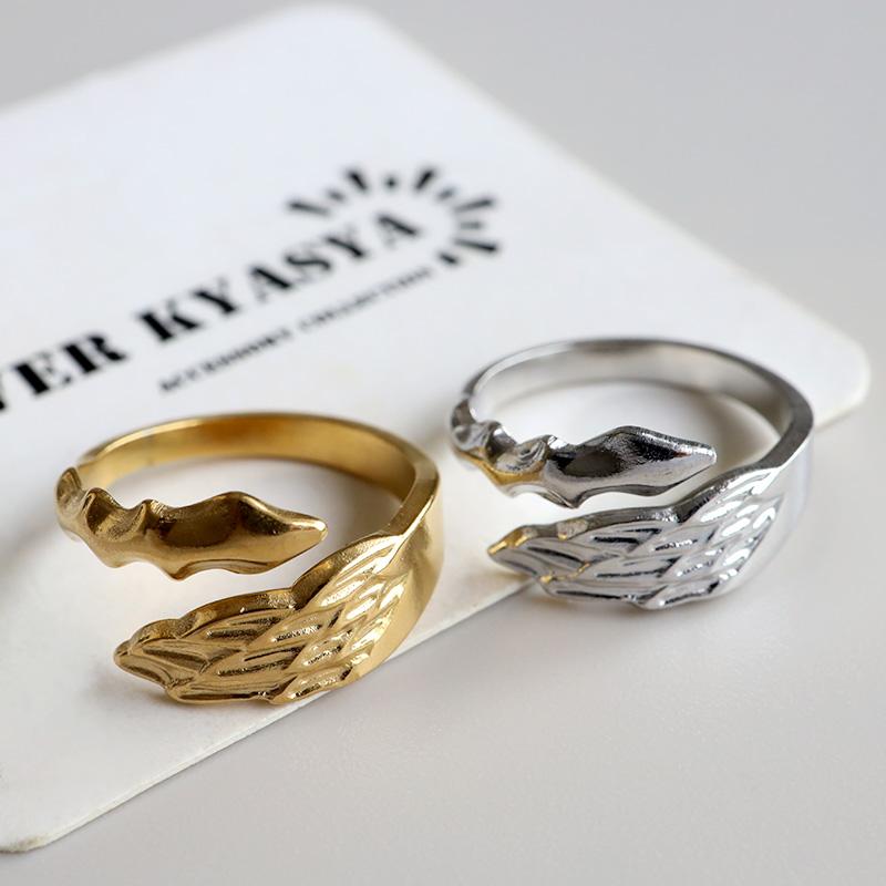 ニュアンスリング 指輪 18KGP ゴールド シルバー ステンレス