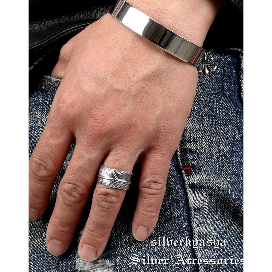 シルバー925 フェザーリング 銀 シルバーリング ネイティブ 作りが繊細