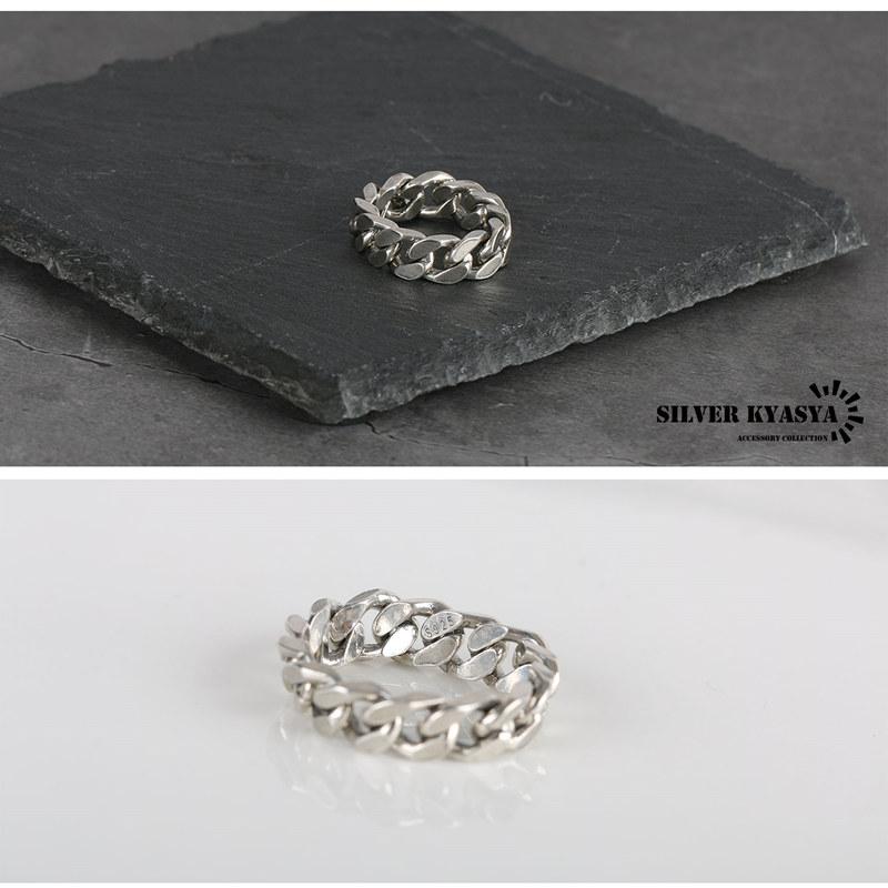 フ*ム様 【Aランク】 CALEE 喜平 指輪 Silver925 3連休限定 MAX25％OFFクーポン／シルバー925 喜平チェーンリング 喜平