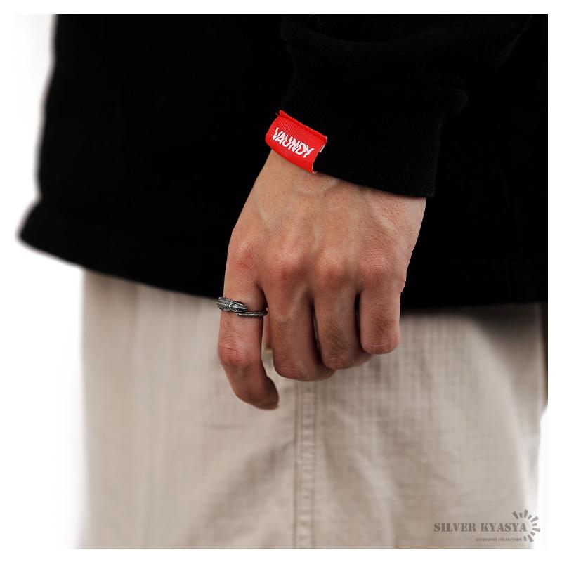 シルバー925 リング 指輪 メンズ シルバー カメレオンリング 爬虫類