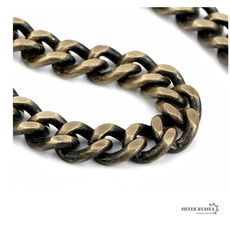 インディアンジュエリー ウォレットチェーン フェザー ゴールド キー