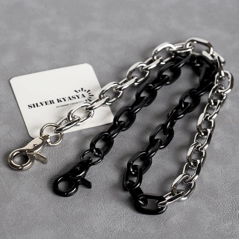 2個で10％OFF 3個で20％OFFクーポン／ブラック シルバー ツートン