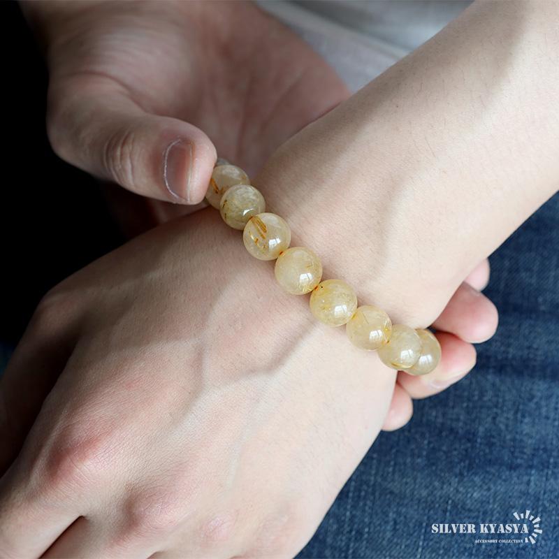 Mサイズ) パワーストーンブレスレット 数珠ブレスレット