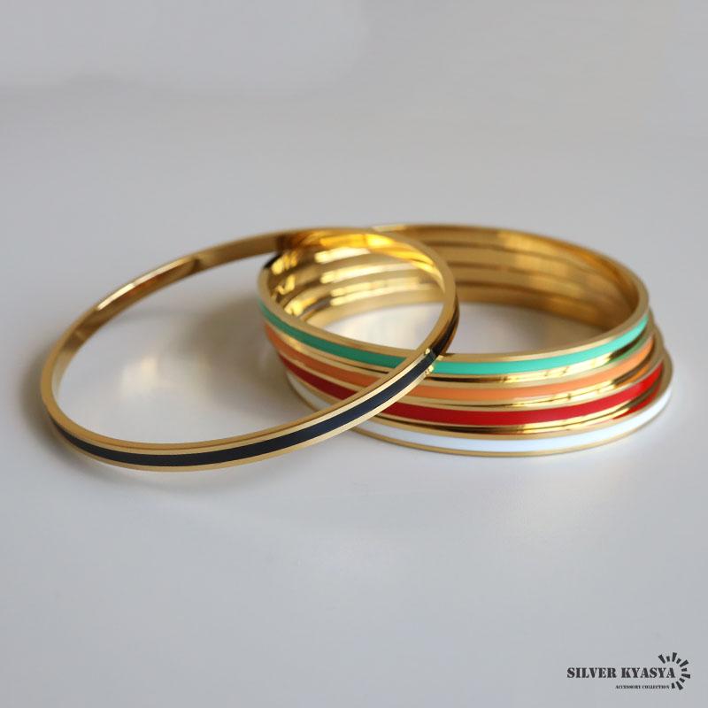 akoK18バングル Amazon.co.jp: ステンレス鋼チャームメンズブレスレットレザー