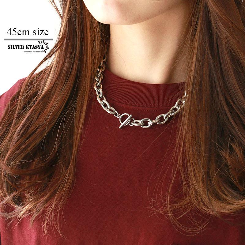 50cm) 太幅 マンテルチェーンネックレス ネックレス シルバー T 50cm) 太幅 マンテルチェーンネックレス ネックレス シルバー T