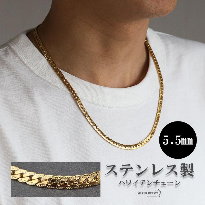55cm) キラキラ マイアミキューバンチェーン K18 GP gold 55cm) キラキラ マイアミキューバンチェーン K18 GP gold