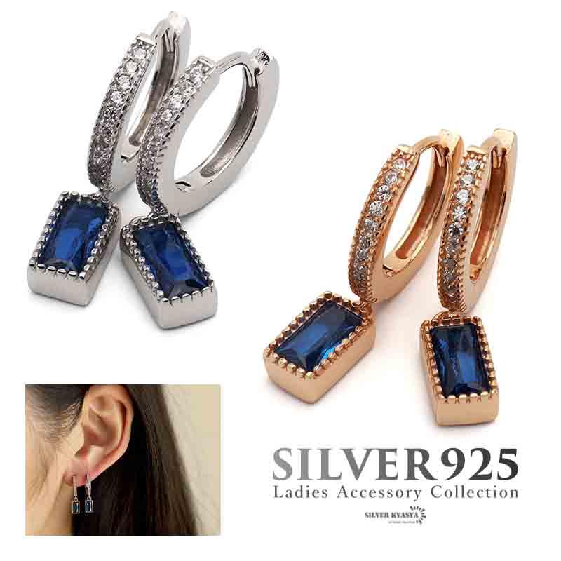 シルバー) ドロップピアス ピアス ゴールド シルバー 18K GP