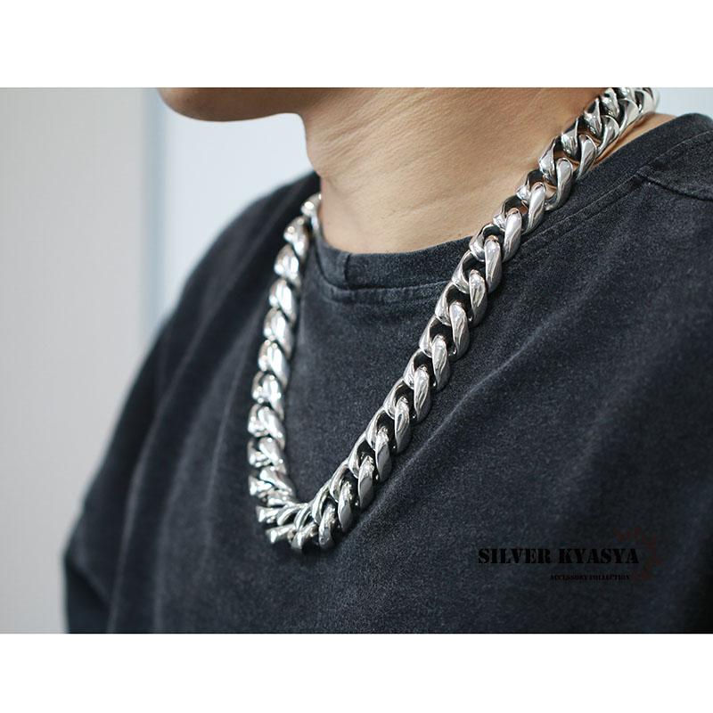 【極太】ネックレスチェーンシルバー925　メキシカンジュエリー好きにも 極太】ネックレスチェーン シルバー925 メキシカンジュエリー好きにも
