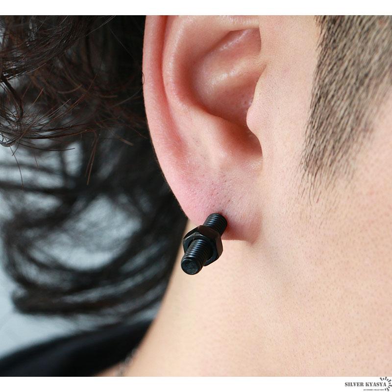シルバー) ボルトピアス ステンレス ネジ ナット ビス 工具 スタッド
