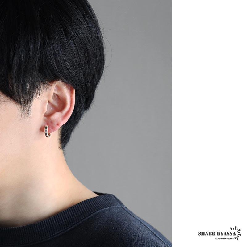 ストーンピアス カラフル フープピアス メタルピアス ゴールドピアス