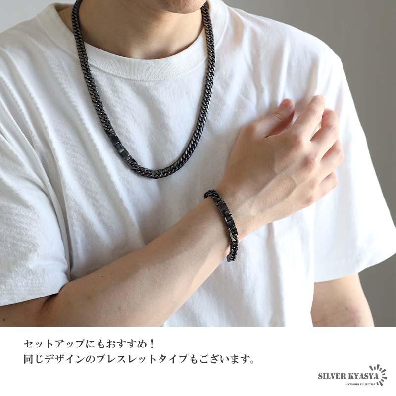 60cm) 純チタン製 ダブル喜平チェーンネックレス 喜平ネックレス 6面