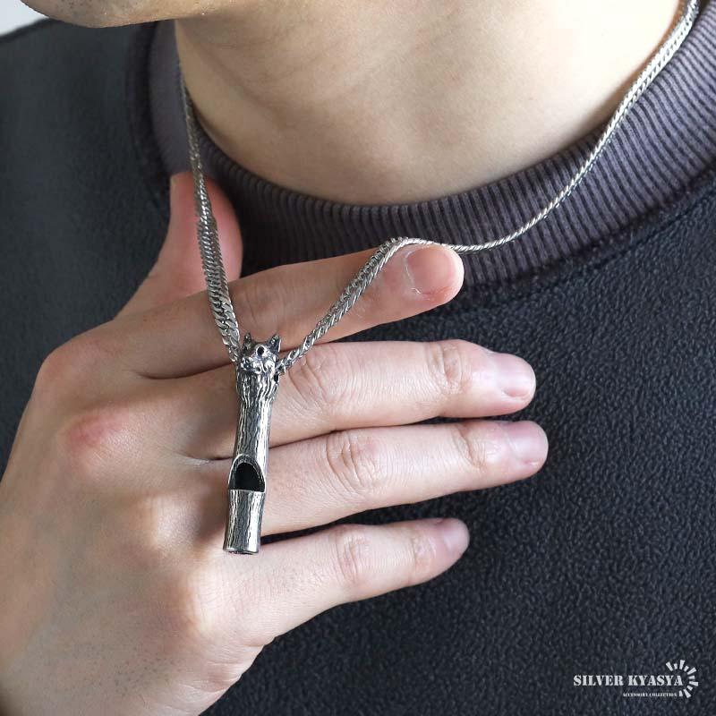 ステンレス ホイッスルネックレス 笛 音が鳴る ウルフネックレス ステンレス ホイッスルネックレス 笛 音が鳴る ウルフネックレス