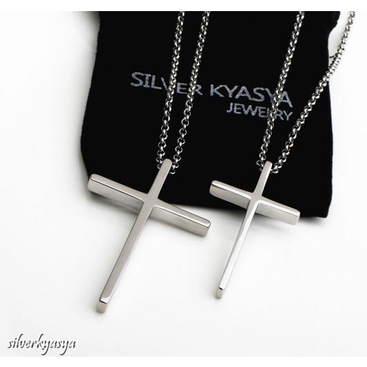 大、60cm) 高品質ステンレス クロスネックレス 十字架クロス 大、60cm) 高品質ステンレス クロスネックレス 十字架クロス