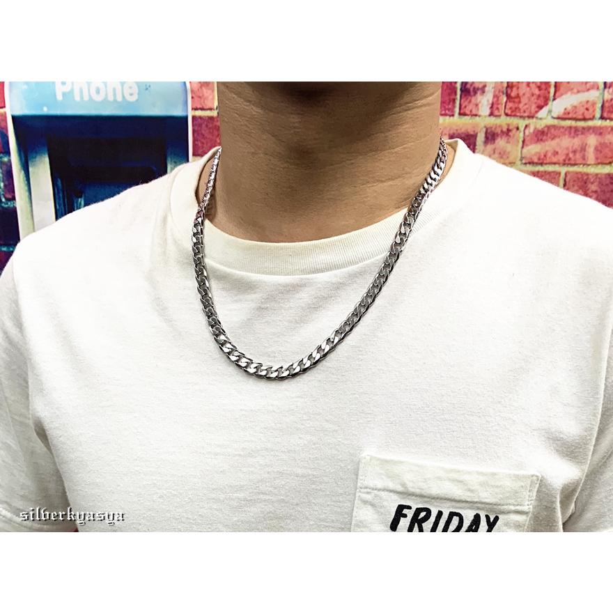 65cm) ステンレス 喜平チェーンネックレス シルバー 喜平ネックレス