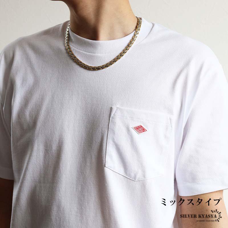 シルバー) ステンレス 磁気ネックレス メンズネックレス 磁力 メタル