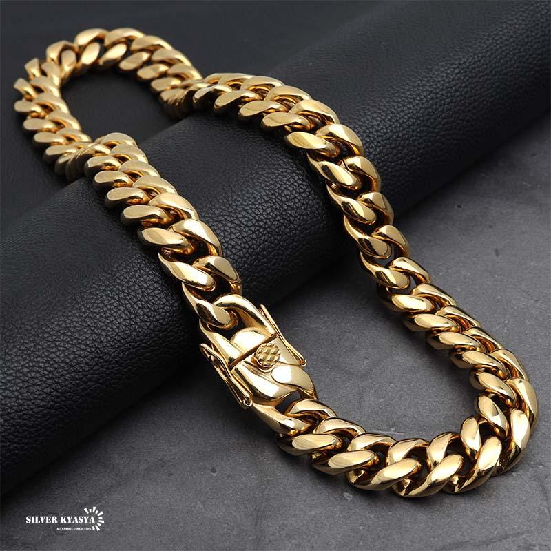 50cm) 316L 極太ネックレス 18k gp 金 ゴールド 喜平チェーン 50cm) 316L 極太ネックレス 18k gp 金 ゴールド 喜平チェーン