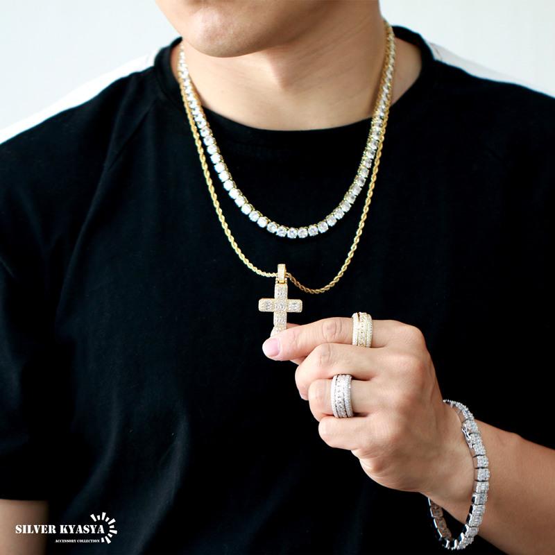 シルバー) ブリンブリン クロス ペンダントトップ ネックレス 十字架