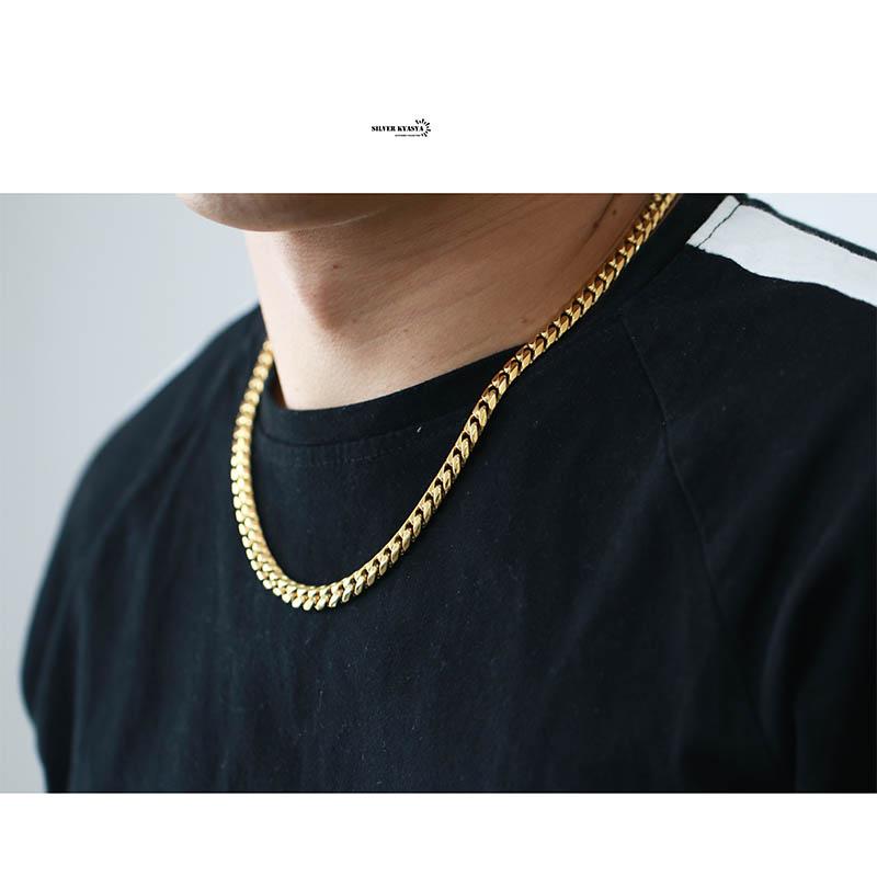 60cm) 幅7mm 喜平チェーンネックレス 6面カット ゴールド 金 60cm) 幅7mm 喜平チェーンネックレス 6面カット ゴールド 金