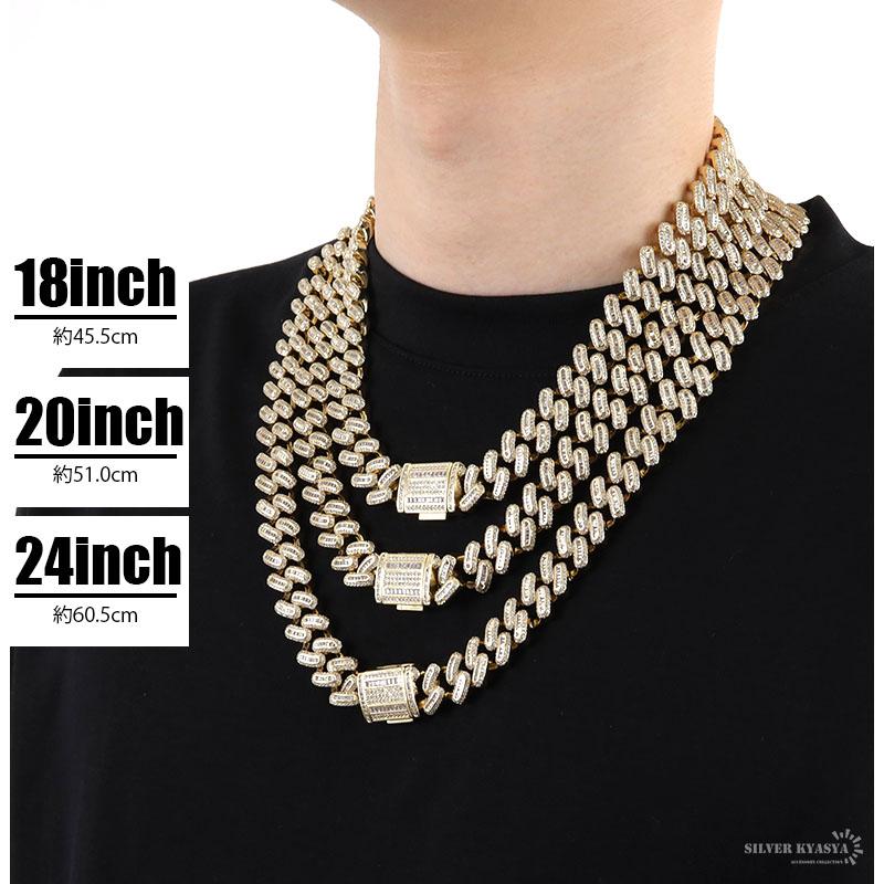 24inch(約60.5cm)) B系 ネックレス ゴールド 金 マイアミ 24inch(約60.5cm)) B系 ネックレス ゴールド 金 マイアミ