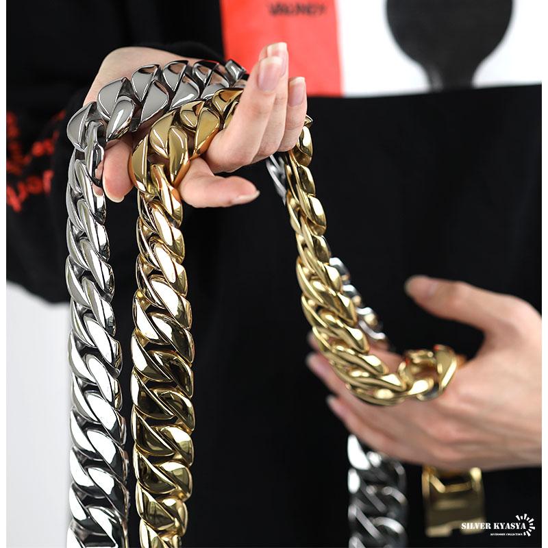 50cm) 圧倒的存在感 極太32mm マイアミキューバン ネックレス 50cm) 圧倒的存在感 極太32mm マイアミキューバン ネックレス