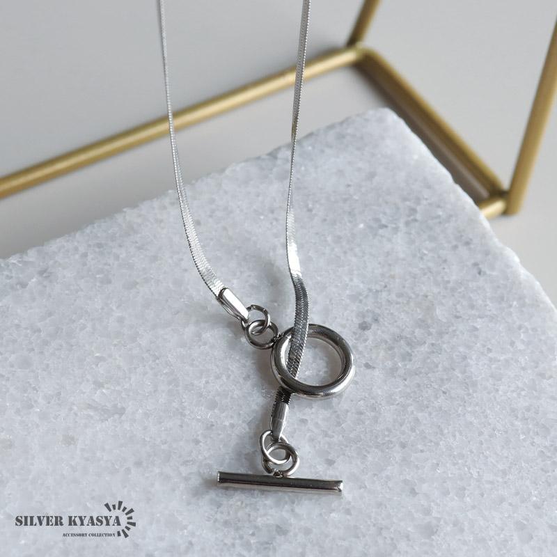 50cm) スネークチェーン ネックレス 2mm マンテル チェーンネックレス 