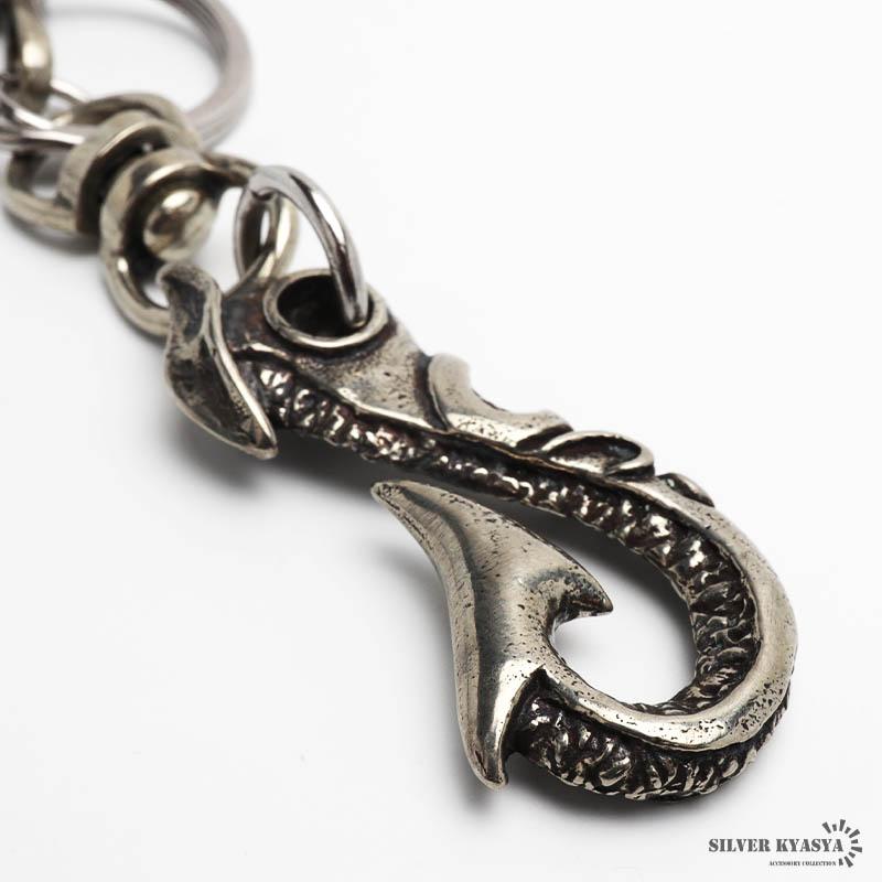 釣り針フック キーリング フェザー イーグル キーチェーン