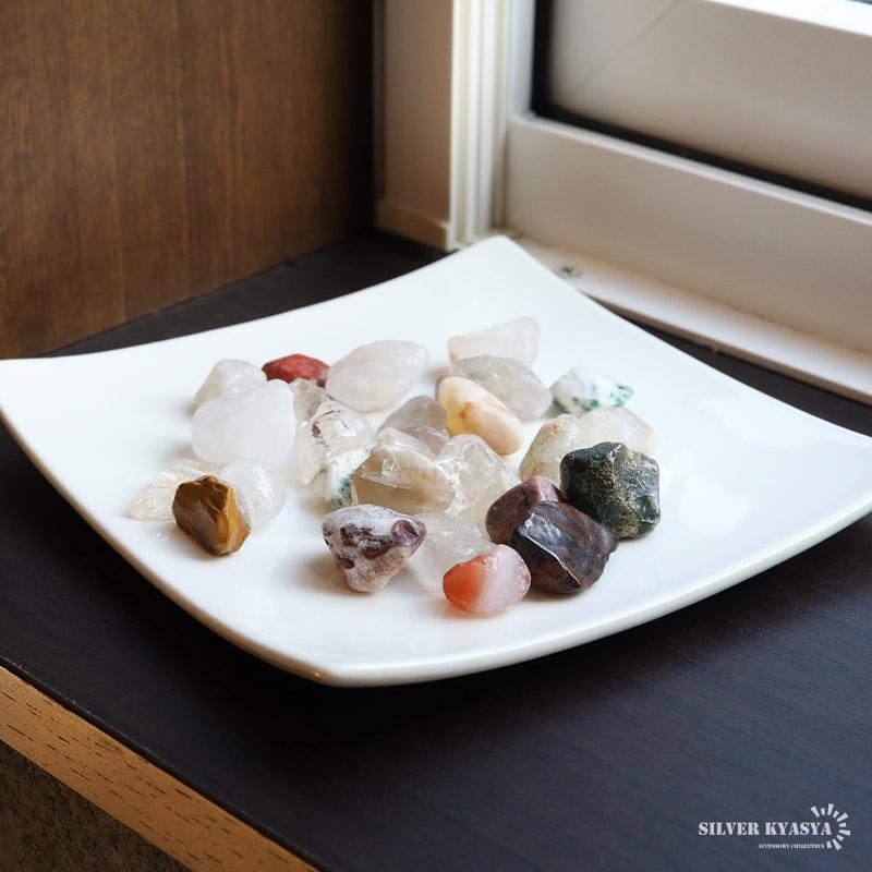 たっぷり 300g 天然 さざれ石 ミックス 8mm-12mm 七色天然石