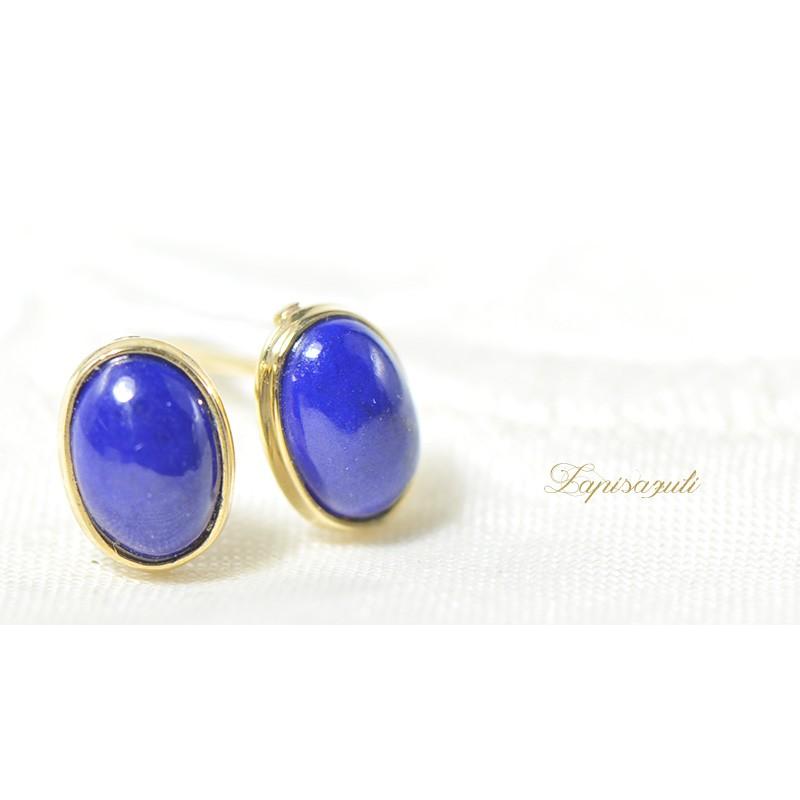 ピアス ラピスラズリ K18イエローゴールド BN0833-28 : kyfactory 