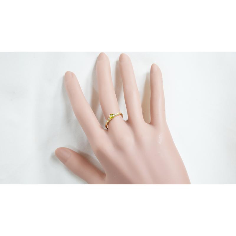リング　スフェーン ダイヤ K18イエローゴールド ソルシエール BT029CI-YR-096の画像