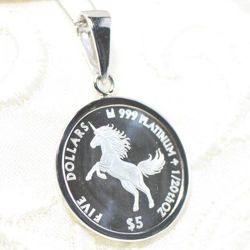 ペンダント ヘッド 純 プラチナ 金貨 コイン 1/20オンス PT999