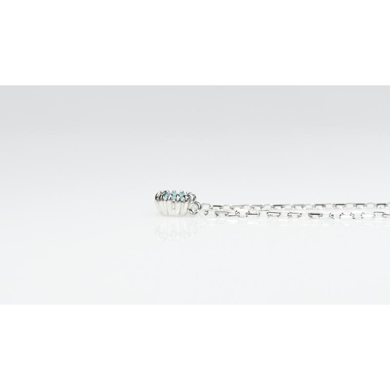 パライバ トルマリン　ペンダント ネックレス プラチナ900/850　マフィン BV035　(YP-096）の画像