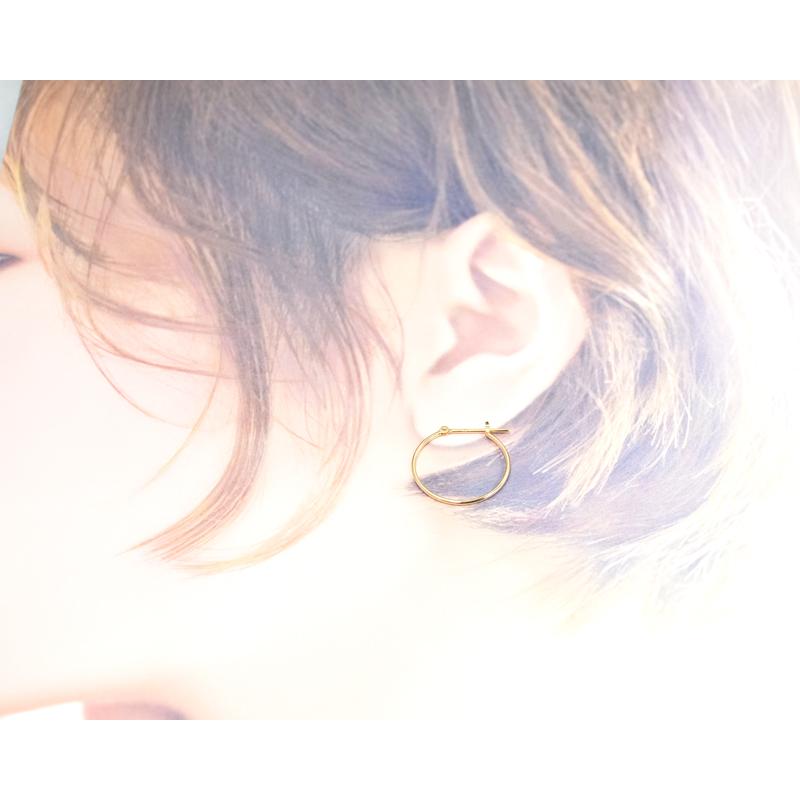 K10ゴールド フープピアス K10 イエローゴールド フープ ピアス – Milluflora | ミル