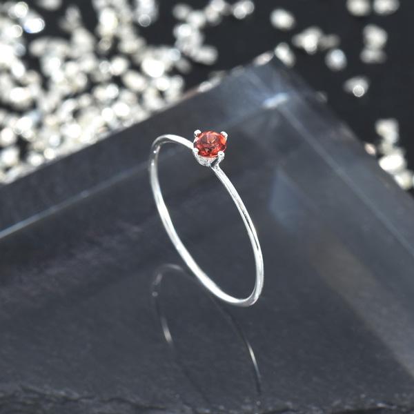 リング ガーネット シルバー SV925 デイリー CD073CIBS-YR-117