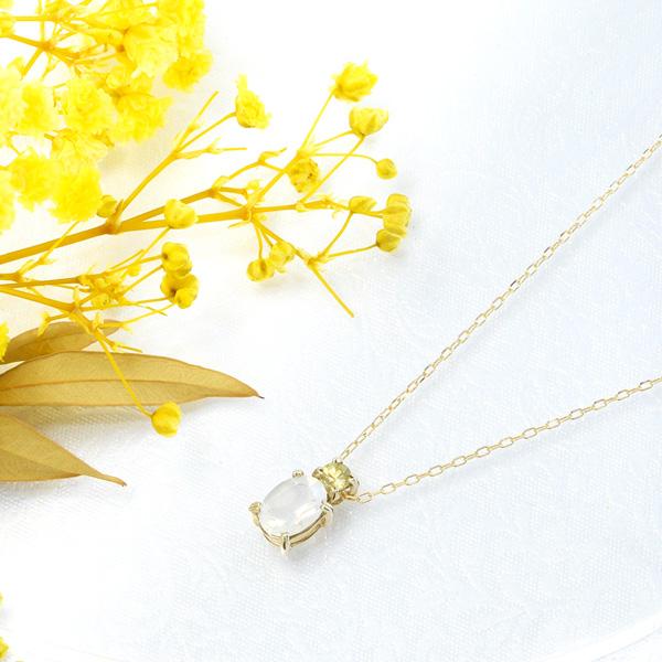 ペンダント ヘッド ブルームーンストーン K10イエローゴールド