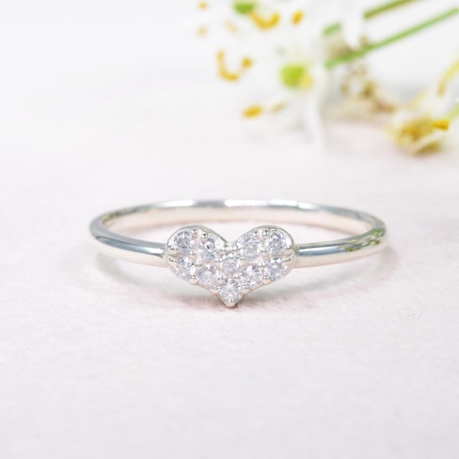 HeartCoreシルバーリング bone ring HEART SILVER925 #01010-sv 骨ハートリング/シルバー