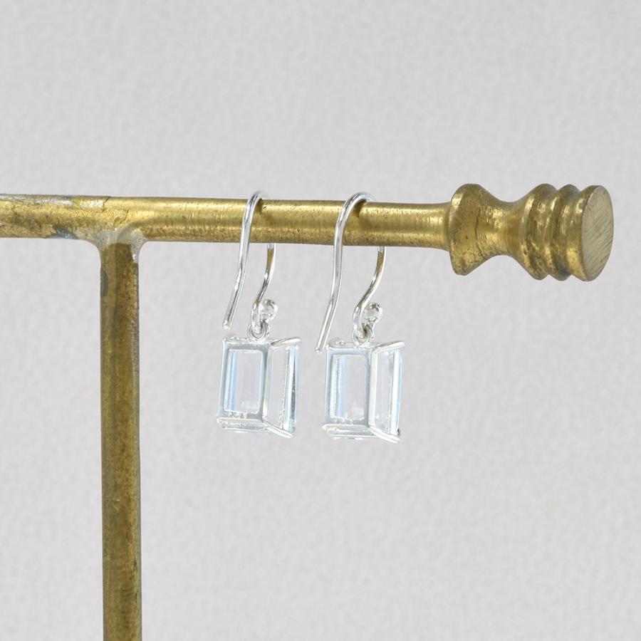 ピアス 大粒 アクアマリン SV925 CG084CIBS-YPG-147 : kyfactory