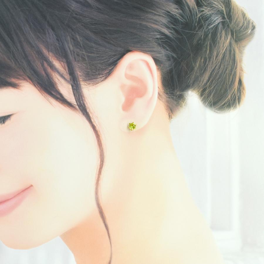 ピアス スフェーン K18イエローゴールド CG098CIBS-YE-003