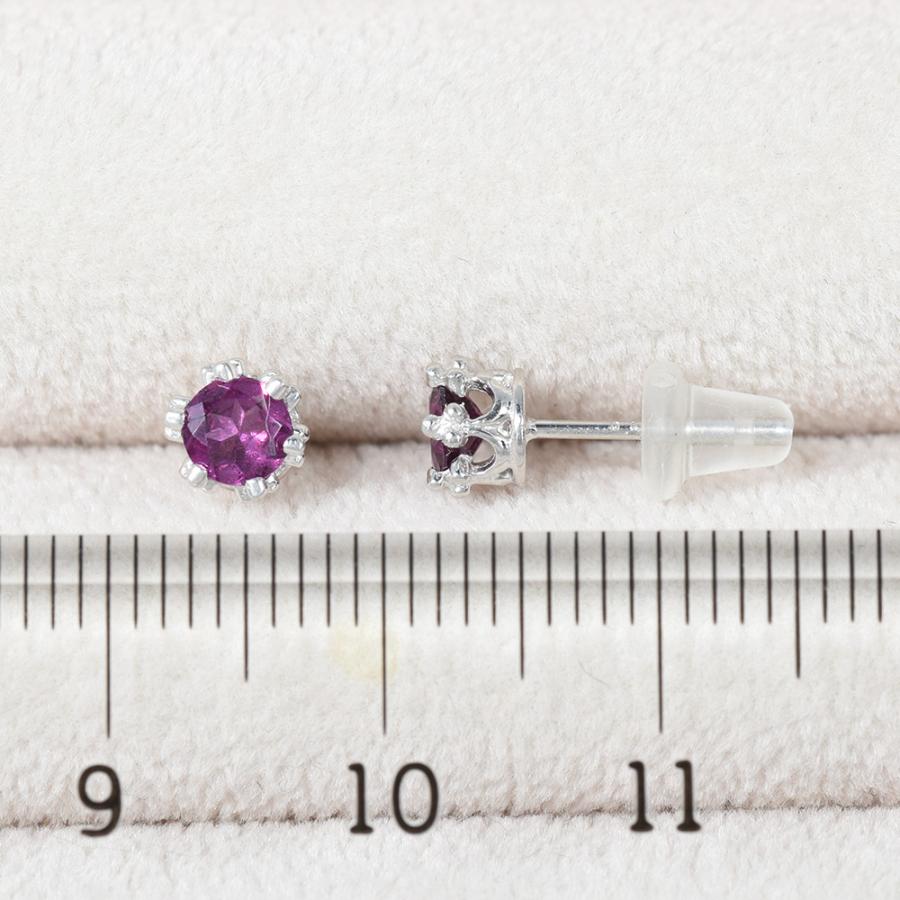 ピアス ロードライト ガーネット K18 ゴールド クロヌ CJ037CIBSN-YEG