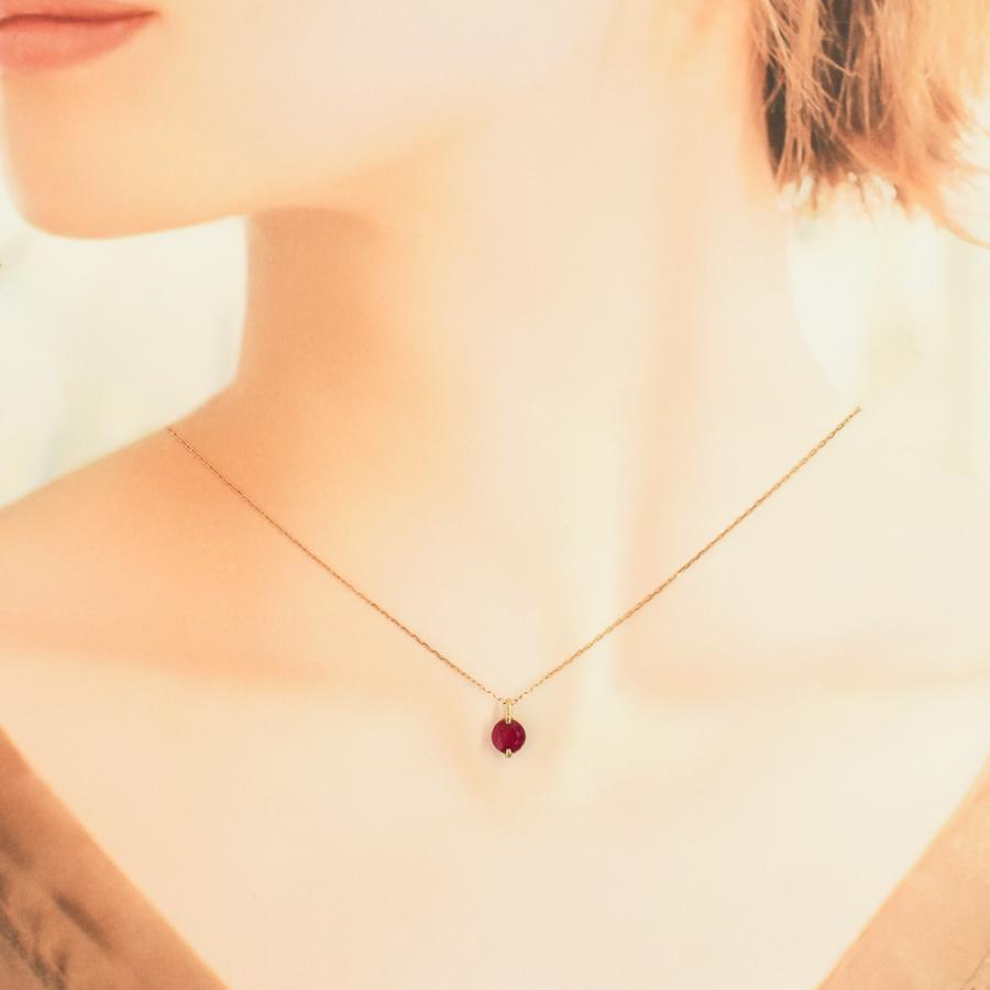ペンダント ルビー K18ゴールド プレシーマ CK087CIBSN-YP-021 