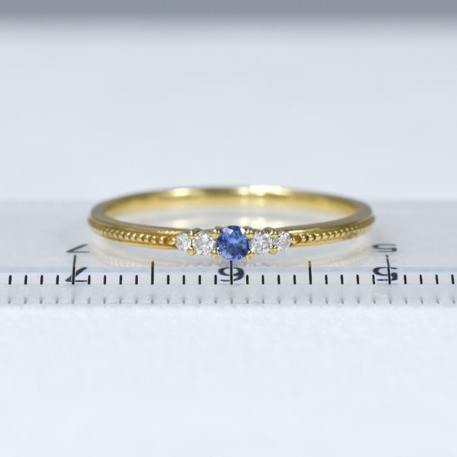 リング  ベニトアイト ダイヤ K18 ゴールド CL012CIBSN-YR-027の画像