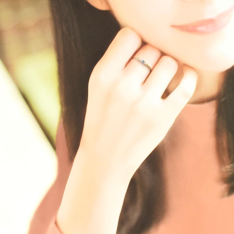 リング  ベニトアイト ダイヤ K18 ゴールド CL012CIBSN-YR-027の画像