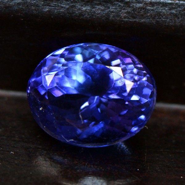 鑑別書付】濃色 タンザナイト オーバルカット 2.96ct AAAAA+ S
