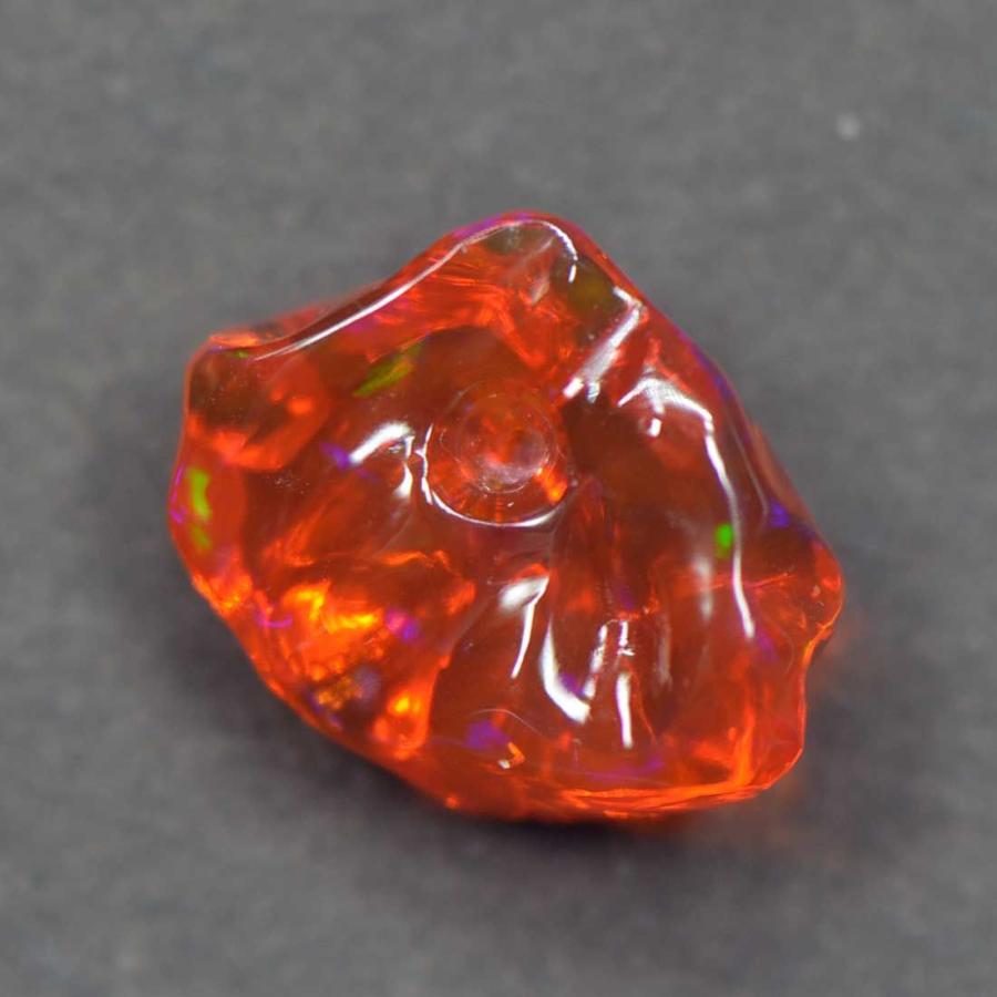 メキシコファイアーオパール 青・緑　7.28ct　バロック　S-F016　《即納》の画像