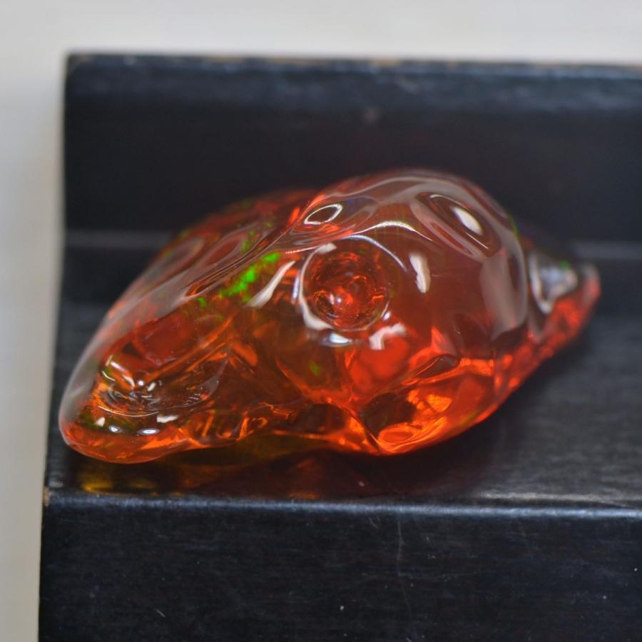 メキシコファイアーオパール 黄・緑　10.42ct　バロック　S-F027　《即納》_3